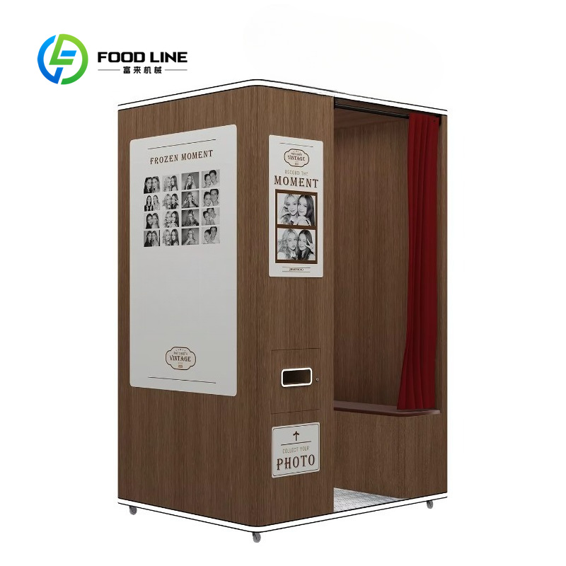 Commercial Photo Printing Kiosk - Kiosque photo vintage personnalisé pour selfies,