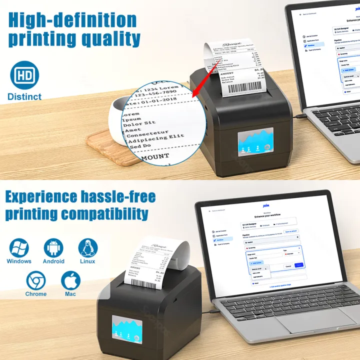 Imprimante thermique POS Soonp - Commercial Wallpaper Printing avis et prix